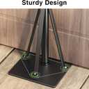 55''-62'' Hot Tub Handrail Side Safety Rail 360 Swivel Spa Grab Bar, Heavy-Duty Powder-Coated Steel Assist Handle with Anti-Slip Foam Grip, Fits Most Hot Tubs, Swim Spas & Pools, 600LBS Capacity