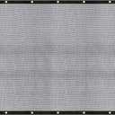 Cool Area 60-70% Shade Cloth 8x10FT Heavy Duty Knitted Mesh Tarp with Grommets Mesh Screen for Patio Canopy Garden Porch Greenhouse Pools Dog Kennel Black