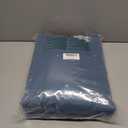 NICETOWN Smoky Blue Blackout Curtains for Bedroom/Living Room 132 Inch Length - Thermal Insulated Room Darkening Grommet Top Window Curtains (100 by 132 - Inch, 1 Panel)