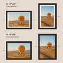 13x19 Picture Frame 3 Pack, Black Wood, Tempered Glass, 11x17 Mat