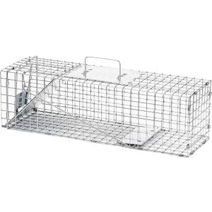 Havahart Medium 1-Door Humane Catch and Release Animal Trap for Rabbit, Skunk, Mink, and Squirrel - Professional Style Live Catch Trap - 1078SR - Humane Capture and Release