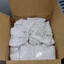 HAINARverS Folding Chair Covers, 100PCS Upgrade Universal Fitted Stretch Spandex Chair Cover Protector for Wedding,Party,Banquet, Celebration (White, 100 PCS)