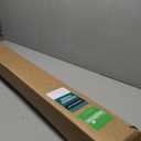 CALYX INTERIORS Cordless Bamboo Roman Shade Blind, Light Filtering, 46.5" W x 48" H, Ceylon Natural, Neutral and Yellow Wood Tones. Limited Privacy