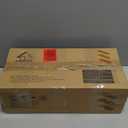 QEEIG Floating Shelves for Wall Bathroom Shelf Bedroom Kitchen Living Room Hanging Book Shelves Small Farmhouse Decor 16 inch Set of 3, Rustic Brown (015-BN3)