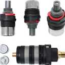 Thermostatic Push Button Shower Valve Cartridge Replacement, 3 Way Vertical Valve Backup