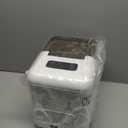 Fast Ice Maker Countertop - 9 Cubes in 6 Mins, 33Lbs/Day, Self-Cleaning, Quiet Portable White Ice Machine with Smart App Control, 2 Ice Sizes for Home, Kitchen, RV, Camping