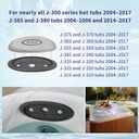 4 Pack 2472-824 Spa Oval Pillow Insertt and Back Mount -Enhanced Support, Ultimate Spa RelaxationFit for 20042017 Nearly All Jacuzzi J-300 Series hot tubs2455-263