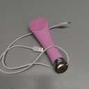 PRITECH Facial Cleansing Brush, Rechargeable Silicone Face Scrubber with Heat Massage End, Vibrating Exfoliator Scrubber for Deep Cleaning, Waterproof Face Brush for Women and Men (Pink)