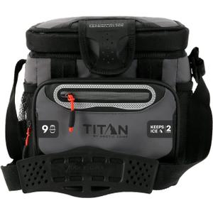 Titan Zipperless HardBody Cooler, Keeps Ice 2 Days, 9 Can