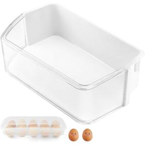 DA97-12657A Compatible for Samsung RF263beaesr RF260beaesr RF261beaesr Samsung Fridge Shelf Replacement by MIFLUS,Left Side Samsung Refrigerator Parts/Samsung Refrigerator Door Shelf Bin