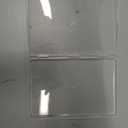  18 Pack 7 1/2 " x 5" Large Rectangle Clear Plastic Storage Containers Large Box Case with Double Buckles for Cards, Pens, Beads and Jewelry Findings