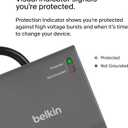 Belkin 12-Outlet Surge Protector Power Strip w/ 12 AC Outlets & 8ft Flat Plug, UL-listed Heavy-Duty Extension Cord for Home, Office, Travel, Computer, Laptop, Charger - 3,940 Joules of Protection