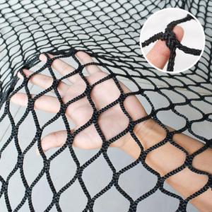 KACQIHTU Safety Net Protection Rope Net Baseball Net Kids Pet Stair Balcony Protection Net Baseball Softball Backstop Nets Knotless Polyester Sports Netting Black (3.3X6.6ft)