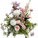 Artificial Flowers Row for Wedding Backdrop