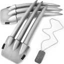 3 PCS Wolf Claws Costume Accessories, Plastic Wolf Claw Cosplay Props with Necklace for Adult Role Play, Halloween Costume & Theme Parties