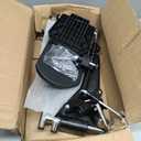 Wheelchair Elevating LegrestsWheelchair Legrest AssemblyPadded Calf PadsUniversal Wheelchair Replacement PartsBlack1 Pair(Black+Leg pad)