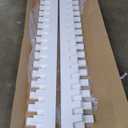 3"H x 1"P x 92 3/4"L Monroe Architectural Grade PVC Dentil Block Trim for 3/12. 4 Pieces