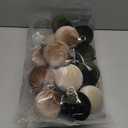 15 Pcs Christmas Satin Ornaments Balls 3.15 Inch Silk Christmas Tree Hanging Ornaments Luxury Xmas Tree Decorations Satin Xmas Bulbs for Winter Holiday Indoor Home Party Decorations (Champagne Green)