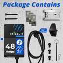 Grizzl-E 48A Ultimate Level 2 Fast Electric Vehicle (EV) Charger, UL Tested and Certified, Metal Case, Indoor/Outdoor Electric Car Fast Charging Station, Hardwired, Classic Black, J1772