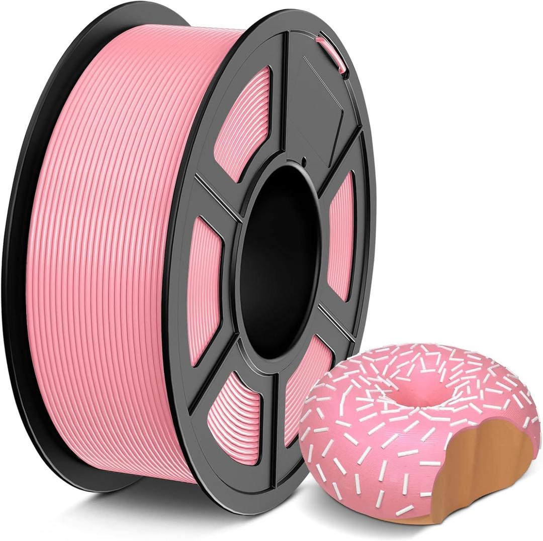 TECBEARS PETG Filament 1.75mm 1KG, 3D Printer Filament PETG, Strong Toughness, 1KG(330M) Filament High Precision, Dimensional Accuracy 0.02mm,Sakura Pink