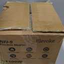 Space Heaters for Indoor Use, 1500W PTC Electric Heater with 90Adjustable Angle, Fast Safety Heat, Small Portable Heater for Office Home(Silver)