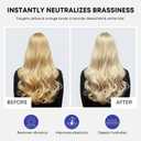 Artgo Good Society B_Blonde Ash Blue Shampoo Tone Neutralizing Shampoo for Blonde, Bleached & White Hair (8.5 oz)