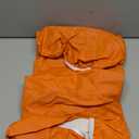 Smiry Round Picnic Tablecloth, Elastic Waterproof Fitted Heavy Duty Vinyl Tablecloths for 45"-56" Tables, Wipeable Washable Table Cover for Kitchen, Dining, Camping, Outdoor, Orange