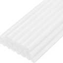 uxcell 20pcs Hot Glue Sticks for Glue Gun 7mm/0.28-inch x 8-inch Mini Hot Melt Adhesive Glue Stick White