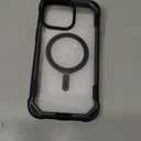 i-Blason Ares Magnetic for iPhone 15 Pro Max Case MagSafe with Built-in Screen Protector [Military-Grade Protection] Clear Slim Full-Body Shockproof Bumper Phone Case for iPhone 15 Pro Max (Black)