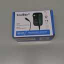 SoulBay 12V Power Supply Universal AC DC Adapter Charger with Adjustable Output 5V 9V 3V 6V 4.5V 7.5V 12 Volt 1A 1.5A 2A for LED Strip Light CCTV Camera BT Speaker GPS Webcam Router, 5 FT Cord, 30W