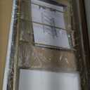 Himix 5 Tier Foldable Storage Shelves, Expandable Folding Shelving Units with Wheels, Changeable into 2 Shelf Units, Collapsible Adjustable Storage Rack Metal Shelves for Storage, Pantry, Garage, Gold