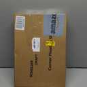 Corner Floating Shelves Wall Mounted Set of 4, Rustic Wood Storage Display Wall Shelves for Home Decor, Bathroom, Kitchen, Bedroom, Living Room, Office (Brown)