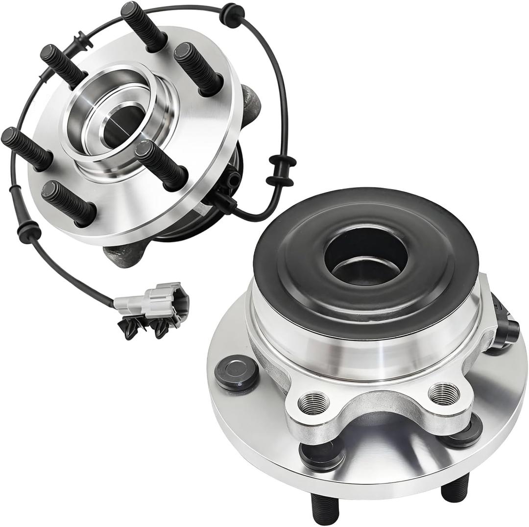 Aspligo 2Pcs 515064 Front Wheel Bearing Hub Assembly Compatible with Nissan Frontier 2005-2018, Pathfinder 2005-2012 Xterra 2005-2015, for Suzuki Equator 2009-2012, 6 Lug w/ABS
