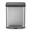 Home Zone Living 13 Gallon Kitchen Trash Can with Step Pedal