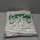 JELLYMONI Striped Duvet Cover Set - Queen Size 100% Cotton - 3PCS White & Grey Vertical Stripes Bedding - Hidden Zipper Closure & 8 Corner Ties - Breathable Comforter Cover for Bedroom