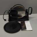 Chefman Rotating Belgian Waffle Maker, 180° Flip Iron w/ NonStick Plates, Adjustable Timer, Locking Lid, & Drip Plate, Space Saving Storage, MessFree Breakfast, Stainless Steel/Black