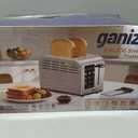 Ganiza Smart Toaster 2 Slice with Touchscreen, Digital Countdown Timer, Touch Screen Toaster Wide Slot, Full Stainless Steel, Defrost Reheat Cancel, +/-10s Fine-Tune, Removable Crumb Tray, Max 925W