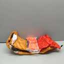 Inflatable Costume Kids Christmas Blow up Costumes with LED Light Funny Riding on Costume for Party Cosplay