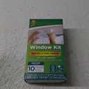 Duck Brand Window Insulation Kit - Winter Seal Kit Fits up to 10 Windows - Rolled Shrink Film Cuts to Size for Easy Indoor Installation - Tape Included - 62 In. by 420 In.- Clear