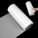 12 Inches x 80 ft 6 Mil Rolls Translucent Blank Mylar Stencil Sheet for Cutting Acetate Sheets Clear Template Material Reusable Stencil Paper Roll for Craft Material, Cutting Machines