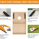 Cornhole Board Set, 3'x2' Cornhole Set, Corn Hole Boards Set, Lightweight Corn Hole Set Includes 2 Cornhole Boards, 8 Cornhole Bean Bags & Carry Case for Outdoor Games