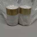 Mud Pie Marble Salt And Pepper Set; 3" x 2" dia