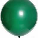 Green Balloons Green Birthday Decorations 10 Pack 36 inch Round Party Balloons for Dark Green Themed Wedding Graduation Anniversary Christmas Birthday Party St Patricks Day Backdrop Decorations