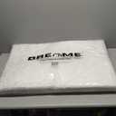 Dreame. White Premium Removable Silp Cover Memory Foam Bath Mat, Thick Ultra Soft, Non-Slip, Water Absorbent Bathroom Rug 21 x 34