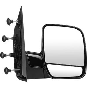ECCPP Folding Manual Side View Mirrors Right Passenger Side Tow Mirror Replacement fit for 2002 2003 2004 2005 2006 2007 2008 For Ford E150 E250 E350 E450 E550 Econoline Van (Passenger Side (RH)), 14 x 16 x 6 inches