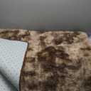 Ultra Soft Rug for Living Room, 6X9 Fluffy Shag Area Rug for Bedroom, Modern Shaggy Carpet Fuzzy Rug for Teens Dorm Nursery Home Decor Aesthetic, Upgrade Anti-Skid Durable, Tie-Dyed Coffee (6' x 9' (Rectangular))