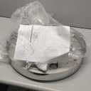 FRIXCHUR 15.7" Modern Crystal Chandelier for High Ceilings K9 Crystal Raindrop Flush Mount Chandeliers 5-Lights Gorgeous Pendant Lighting for Living Dining Room Hallway Staircase