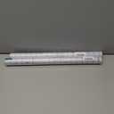 2 x Frosted Glass Window Privacy Film Decorative, Bathroom Window Privacy Film for Glass Windows Cover, Static Cling, Removable, Reusable, Anti-UV, Anti-Glare, Heat Blocking, 17.5 by 78.74 inch