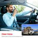 Walkie Talkies Long Range, M880 FRS Two Way Radio for Adults with LCD Screen/Resistance Wakie-Talkies with Noise Cancelling for Men Women Outdoor Cruise Ship (Blue Red YellowGreen)