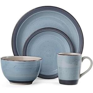 Pfaltzgraff Sadie 16-Piece Dinnerware Set, Blue